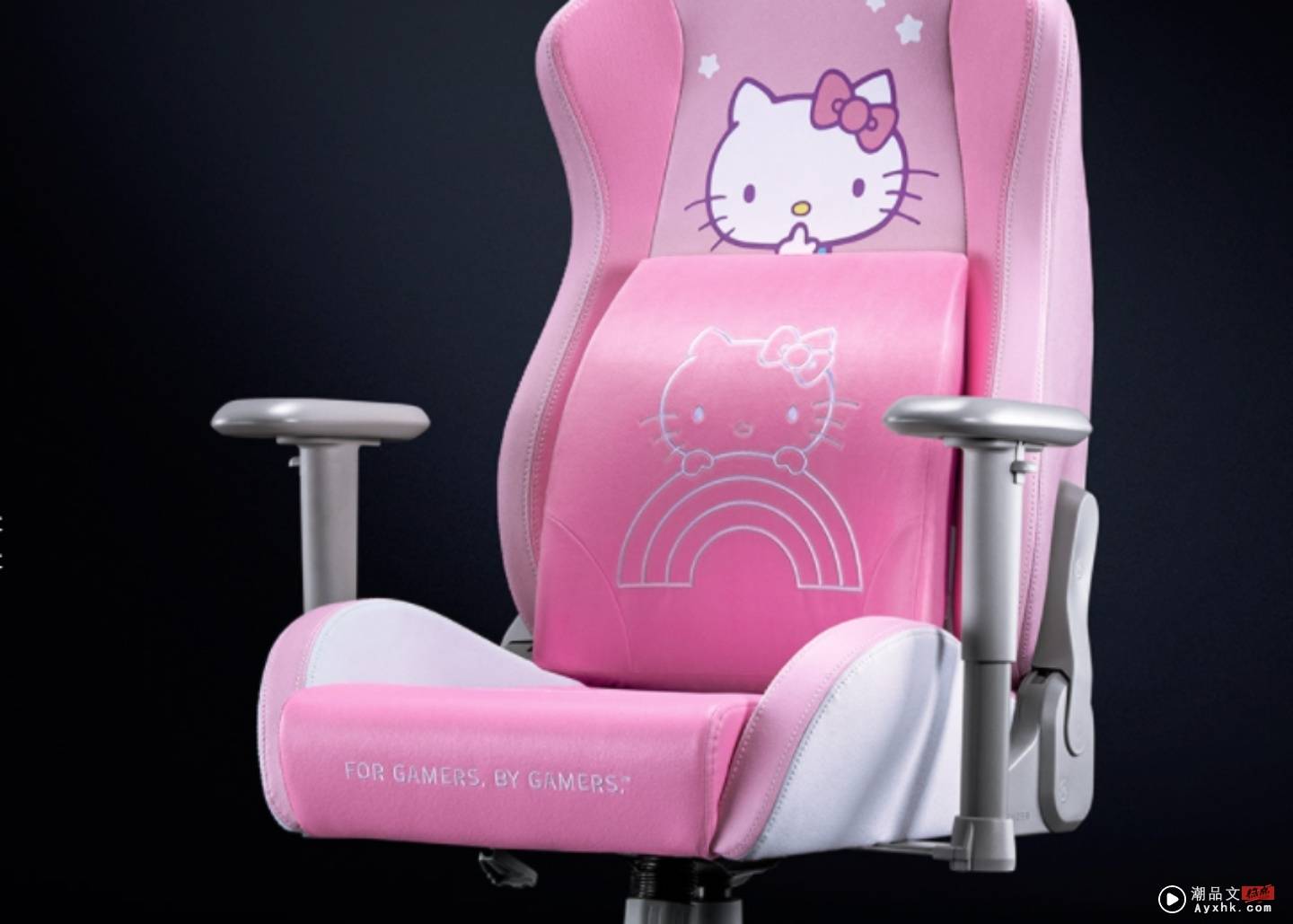 太粉太可爱！Razer 推出 Hello Kitty 系列电竞周边 无线耳机、鼠标、电竞椅通通都有 数码科技 图4张
